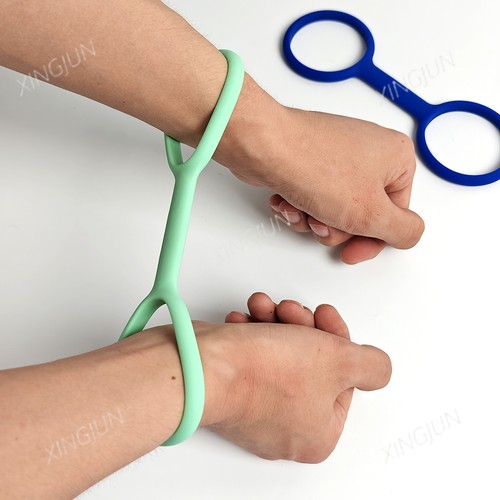 Silicone stretch handcuffs - silicone,